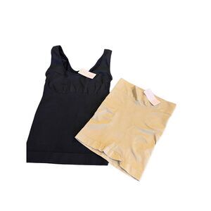 Nearly Nude Shapewear Tank and bodysuit Black / Nude Size XL BUNDLE